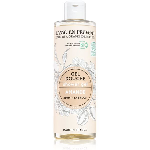 Jeanne en Provence Jeanne en Provence BIO Almond hranjivi gel za tuširanje BIO kvalitete za žene 250 ml
