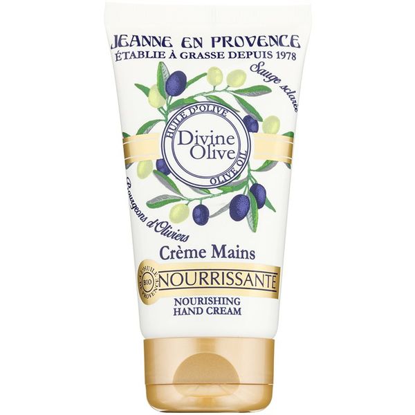 Jeanne en Provence Jeanne en Provence Divine Olive krema za ruke s hranjivim učinkom 75 ml
