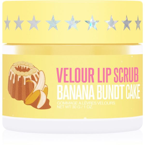 Jeffree Star Cosmetics Jeffree Star Cosmetics Banana Fetish Velour Lip Scrub šećerni peeling za usne Banana Bundt Cake 30 g