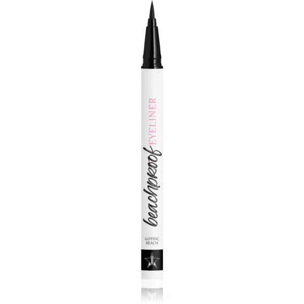 Jeffree Star Cosmetics Jeffree Star Cosmetics Gothic Beach BeachProof Eyeliner tuš za oči nijansa Gothic Beach - Black 0.5 ml