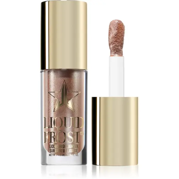 Jeffree Star Cosmetics Jeffree Star Cosmetics Liquid Frost Highlighter tekući highlighter s aplikatorom nijansa Exotic Gold 4.3 ml