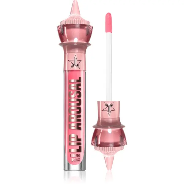 Jeffree Star Cosmetics Jeffree Star Cosmetics Orgy 2 Lip Arousal Plumpin Lip Gloss sjajilo za usne s plumping efektom nijansa Strawberry Latex 4 ml