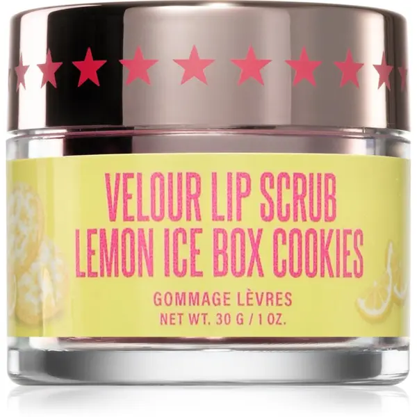 Jeffree Star Cosmetics Jeffree Star Cosmetics Velour Lip Scrub piling za usne Lemon Icebox Cookie 30 g