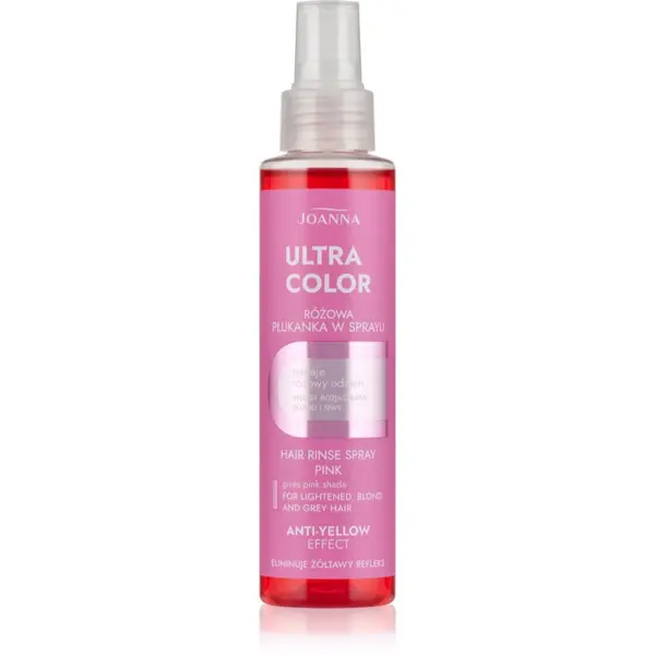 Joanna Joanna Ultra Color Hair Rinse Pink Spray sprej za toniranje nijansa Pink 150 ml