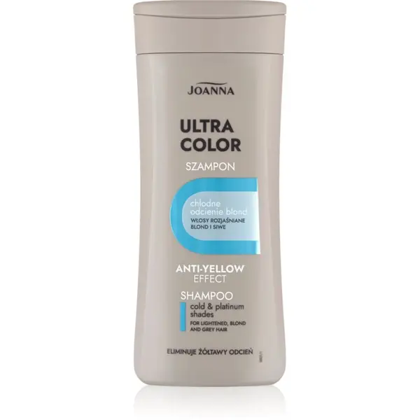 Joanna Joanna Ultra Color hranjivi šampon za čišćenje za plavu kosu 200 ml