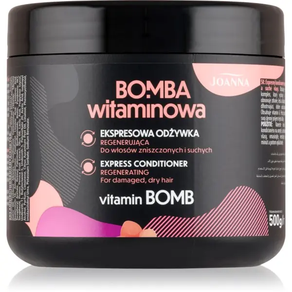 Joanna Joanna Vitamin Bomb Express Conditioner ekspresni regenerator za obnovu za suhu i oštećenu kosu 500 ml