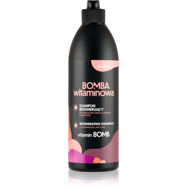Joanna Joanna Vitamin Bomb Regenerating Shampoo regenerirajući šampon za suhu i oštećenu kosu 500 ml