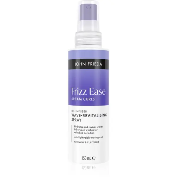 John Frieda John Frieda Frizz Ease Oil-Infused Wave-Revitalising Spray hidratantni sprej za kosu za valovitu i kovrčavu kosu 150 ml