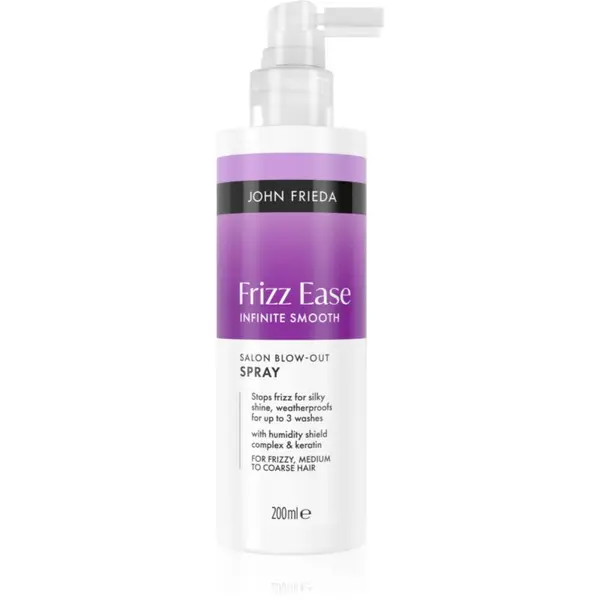 John Frieda John Frieda Frizz Ease Salon Blow - Out Spray sprej za zaglađivanje za toplinsko oblikovanje kose 200 ml