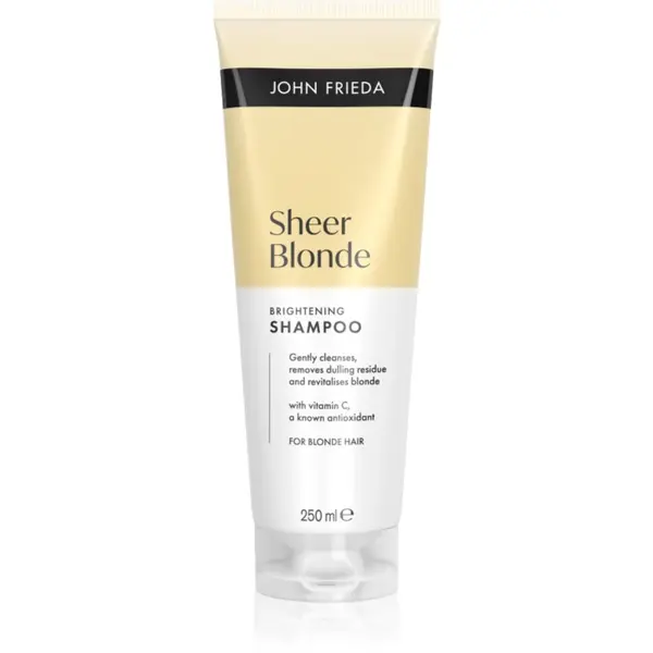 John Frieda John Frieda Sheer Blonde Brightening Shampoo svjetlucavi šampon za plavu kosu 250 ml