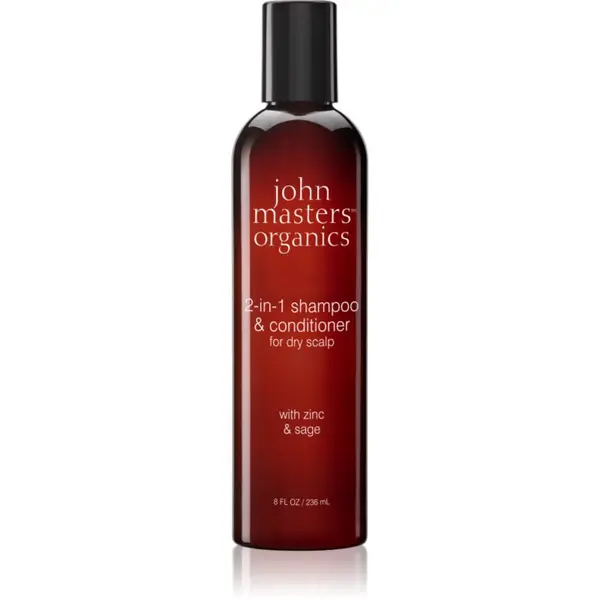 John Masters Organics John Masters Organics Scalp 2 in 1 Shampoo with Zinc & Sage šampon i regenerator 2 u 1 236 ml
