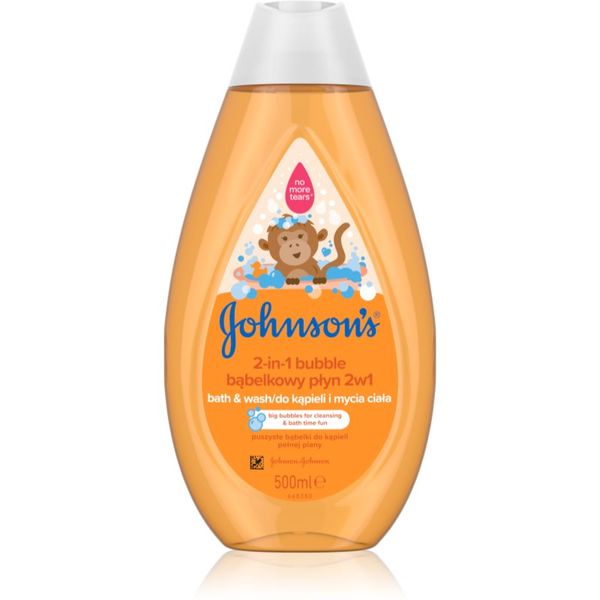 Johnson's® Johnson's® Wash and Bath kupka s mjehurićima i gel za kupanje 2 u 1 500 ml