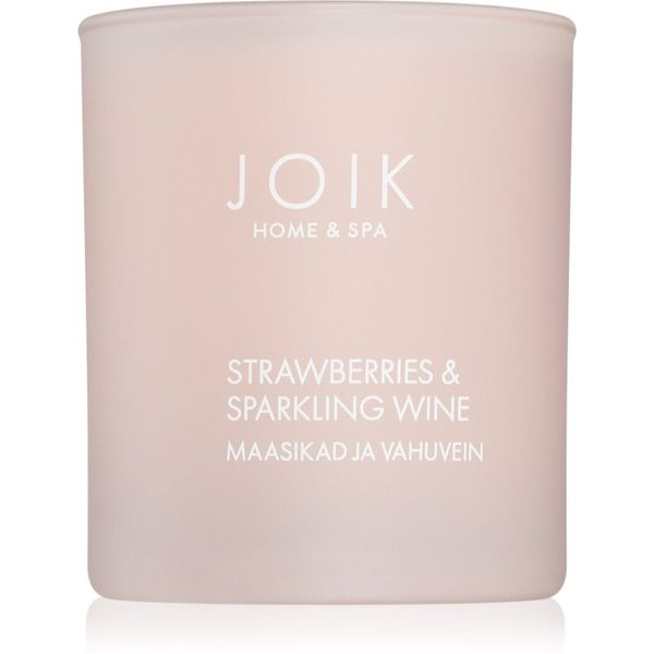JOIK Organic JOIK Organic Home & Spa Strawberries & Sparkling Wine mirisna svijeća 150 g