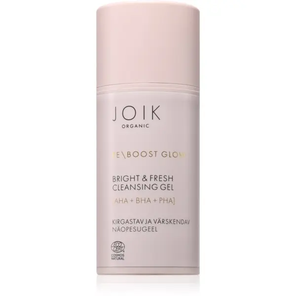 JOIK JOIK Organic Re-Boost Glow osvježavajući gel za čišćenje lica s eksfolijacijskim učinkom 100 ml