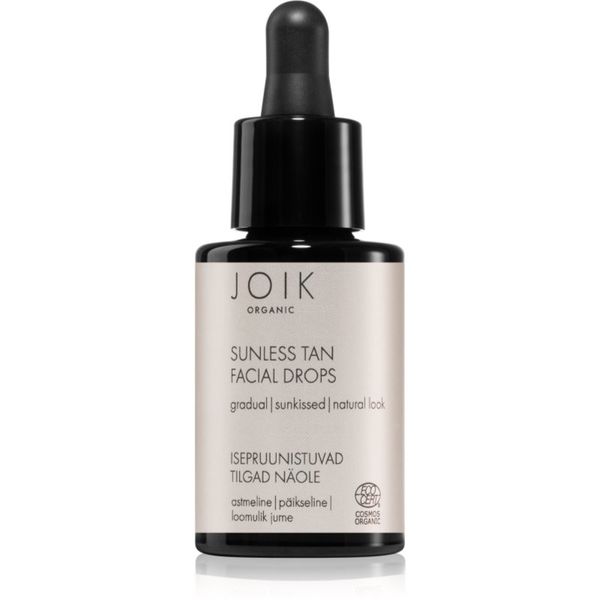 JOIK Organic JOIK Organic Sunless Tan Facial Drops kapi za samotamnjenje za lice 30 ml
