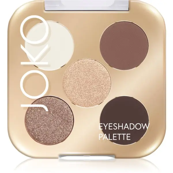 JOKO JOKO Eyeshadow Palette paleta sjenila za oči 5 boja nijansa Smoky Nude 7 g