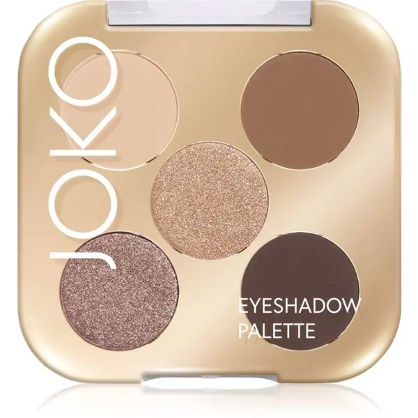 JOKO JOKO Eyeshadow Palette paleta sjenila za oči 5 boja nijansa Sparkling Sands 7 g