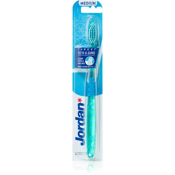 Jordan Jordan Target Teeth & Gums Medium četkica za zube 1 kom