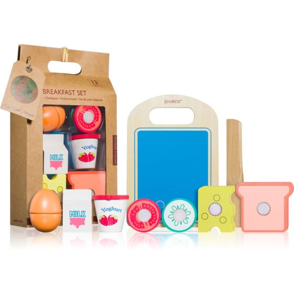 Jouéco Jouéco Breakfast Set igračka od drva 36 m+ 13 kom