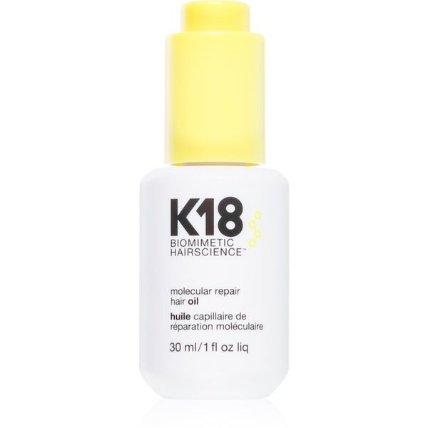 K18 K18 Molecular Repair Hair Oil hranjivo suho ulje za oštećenu i lomljivu kosu 30 ml