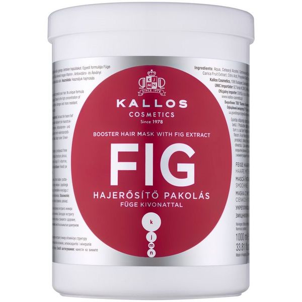 Kallos Kallos Fig maska za oslabljenu kosu 1000 ml