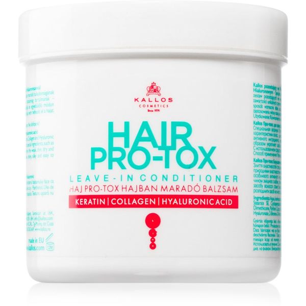 Kallos Kallos Hair Pro-Tox regenerator bez ispiranja za suhu i oštećenu kosu 250 ml