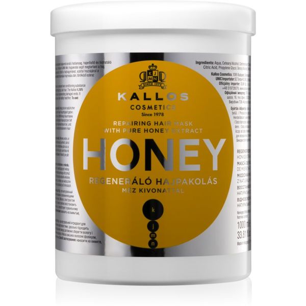 Kallos Kallos Honey intenzivna hidratantna maska za suhu i oštećenu kosu 1000 ml