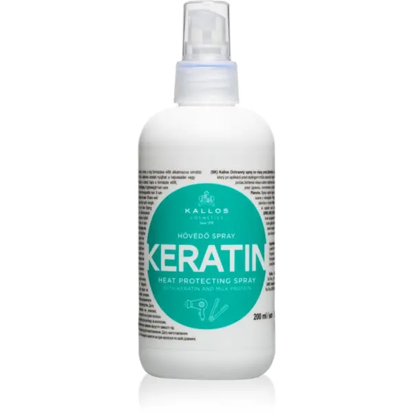 Kallos Kallos KJMN Keratin zaštitni sprej za toplinsko oblikovanje kose 200 ml