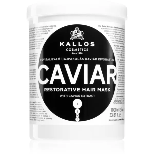 Kallos Kallos KJMN Professional Caviar obnavljajuća maska s kavijarom 1000 ml