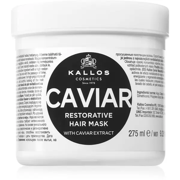 Kallos Kallos KJMN Professional Caviar obnavljajuća maska s kavijarom 275 ml