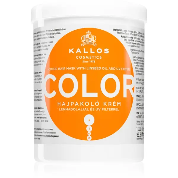 Kallos Kallos KJMN Professional Color maska za obojenu kosu mješavina boja 1000 ml