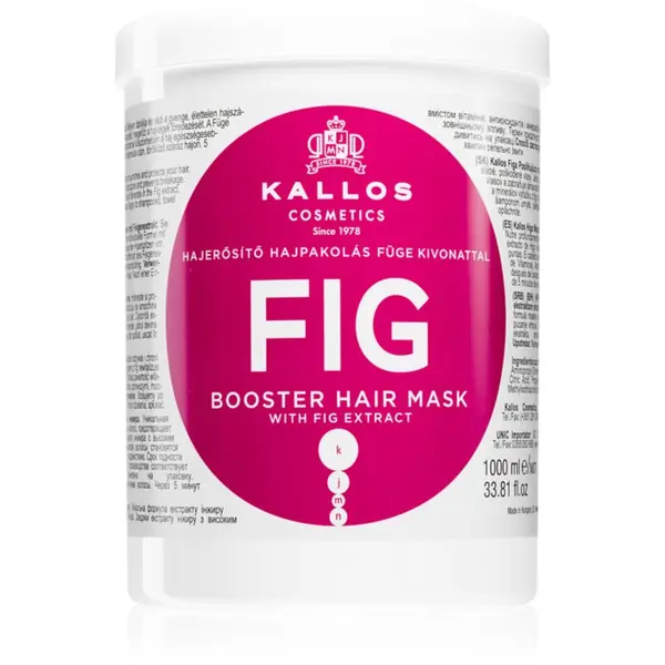 Kallos Kallos KJMN Professional Fig maska za dubinsku njegu za kosu 1000 ml