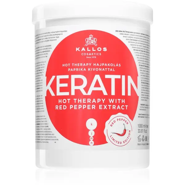 Kallos Kallos KJMN Professional Keratin maska za kosu 1000 ml