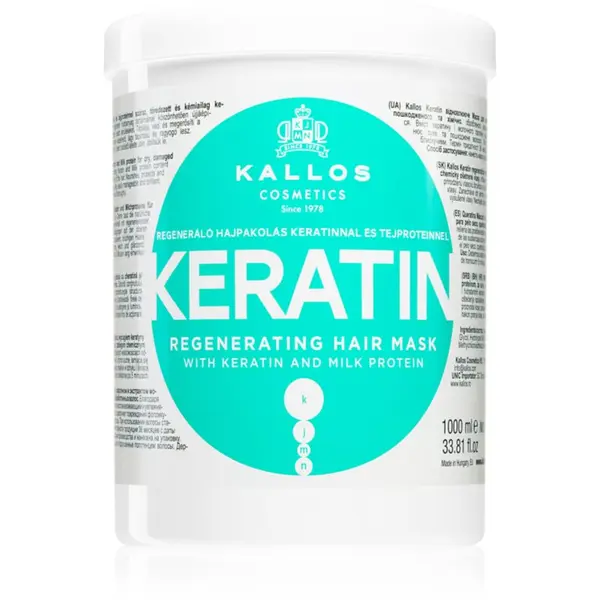 Kallos Kallos KJMN Professional Keratin maska za kosu s keratinom 1000 ml