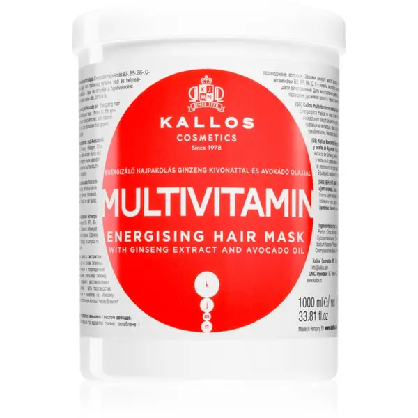 Kallos Kallos KJMN Professional Multivitamin energetska maska za kosu 1000 ml