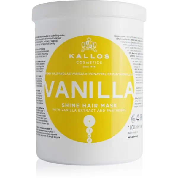 Kallos Kallos KJMN Professional Vanilla revitalizacijska maska za kosu 1000 ml