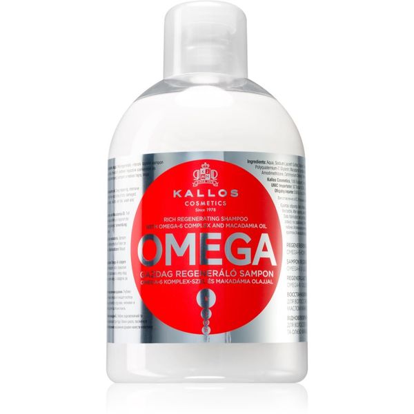 Kallos Kallos Omega regenerirajući šampon s omega-6 kompleksom i uljem makadamije 1000 ml