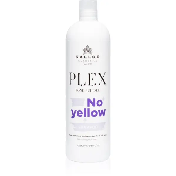 Kallos Kallos Plex No Yellow šampon za neutraliziranje bakrenih tonova 500 ml