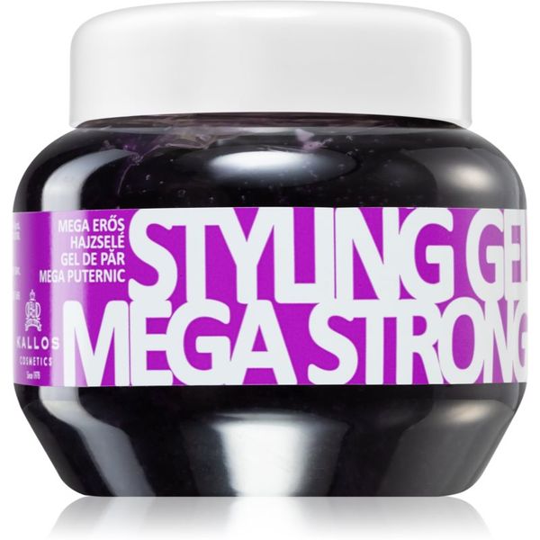 Kallos Kallos Styling Gel Mega Strong Hold gel za stiliziranje jako učvršćivanje 275 ml
