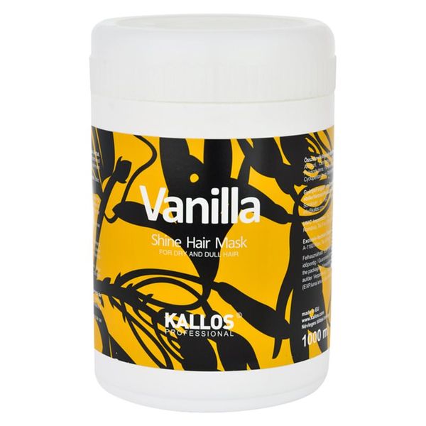 Kallos Kallos Vanilla maska za suhu kosu 1000 ml