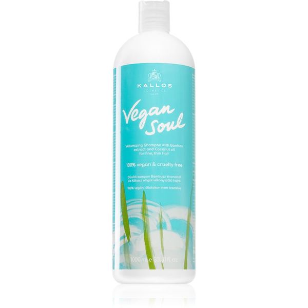 Kallos Kallos Vegan Soul Volumizing šampon za volumen za nježnu ili rjeđu kosu 1000 ml
