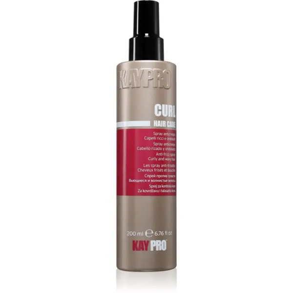 Kaypro Kaypro Curl Hair Care Anti-Frizz Spray njega bez ispiranja za valovitu i kovrčavu kosu 200 ml