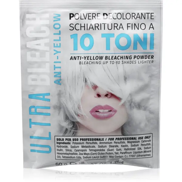 Kaypro Kaypro Ultra Bleach No-Yellow Bleaching Powder odstranjivač boje za kosu za profesionalnu uporabu 50 g