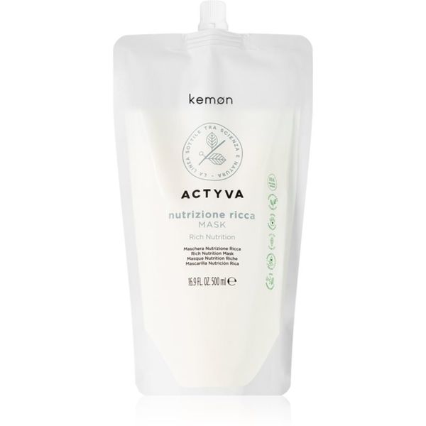 Kemon Kemon Actyva Nutrizone Ricca intenzivna maska za iznimno suhu kosu 500 ml