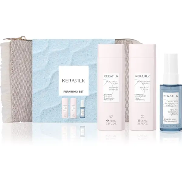 KERASILK KERASILK Essentials Repairing Set putni set za suhu i oštećenu kosu