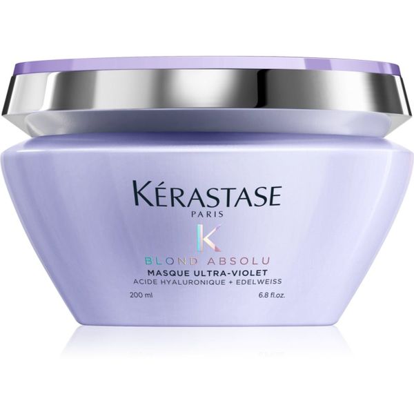 Kérastase Kérastase Blond Absolu Masque Ultra-Violet dubinska njega za posvijetljenu, hladno plavu kosu s pramenovima 200 ml