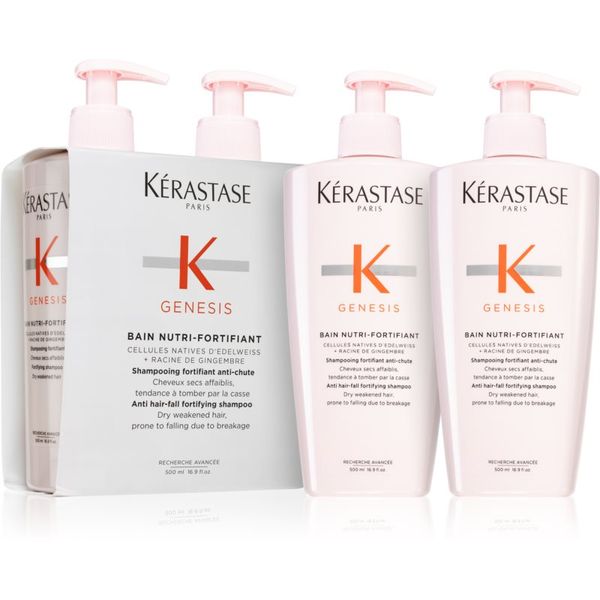 Kérastase Kérastase Genesis Bain Nutri-Fortifiant šampon za jačanje oslabljene kose s tendecijom opadanja 2x500 ml