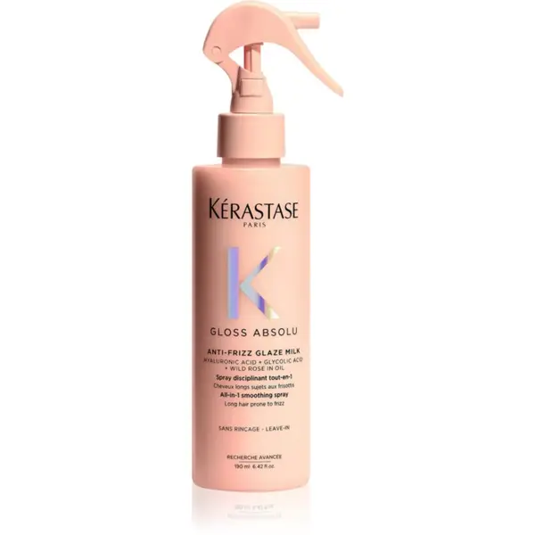 Kérastase Kérastase Gloss Absolu Anti-Frizz Glaze Milk sprej bez ispiranja za sjajnu i mekanu kosu 190 ml
