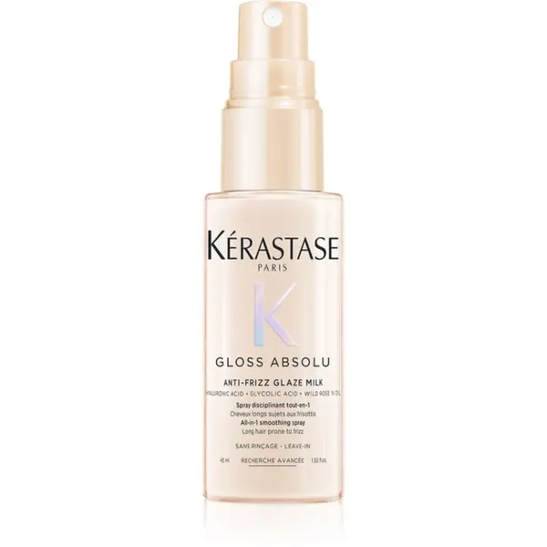 Kérastase Kérastase Gloss Absolu Anti-Frizz Glaze Milk sprej bez ispiranja za sjajnu i mekanu kosu 45 ml