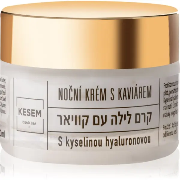 KESEM KESEM Night Cream with Caviar and Hyaluronic Acid krema za noć s hijaluronskom kiselinom 50 ml